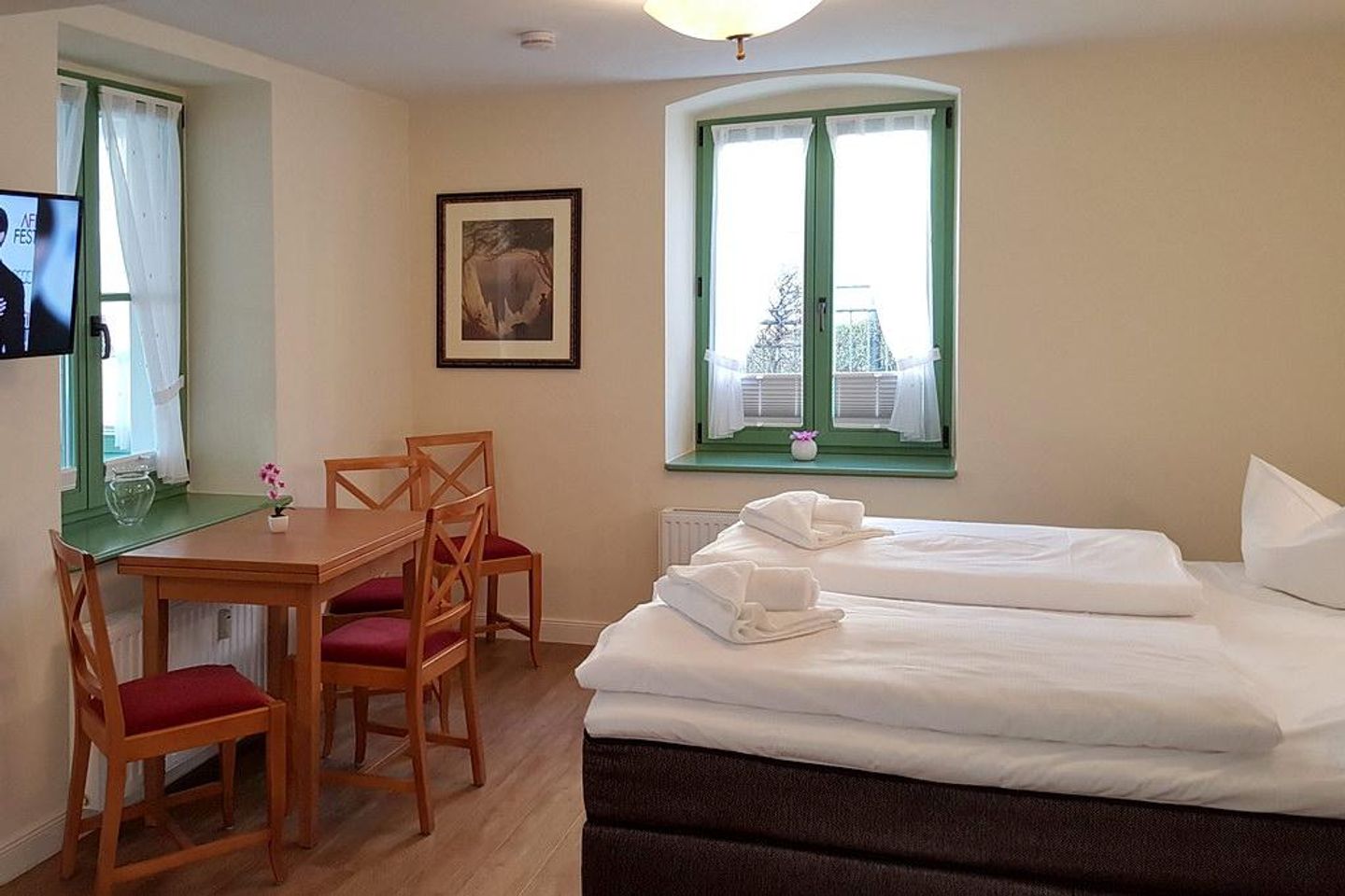 Villa am Ostseestrand Villa am Ostseestrand 001 Usedom - Schlafbereich mit Doppelbett