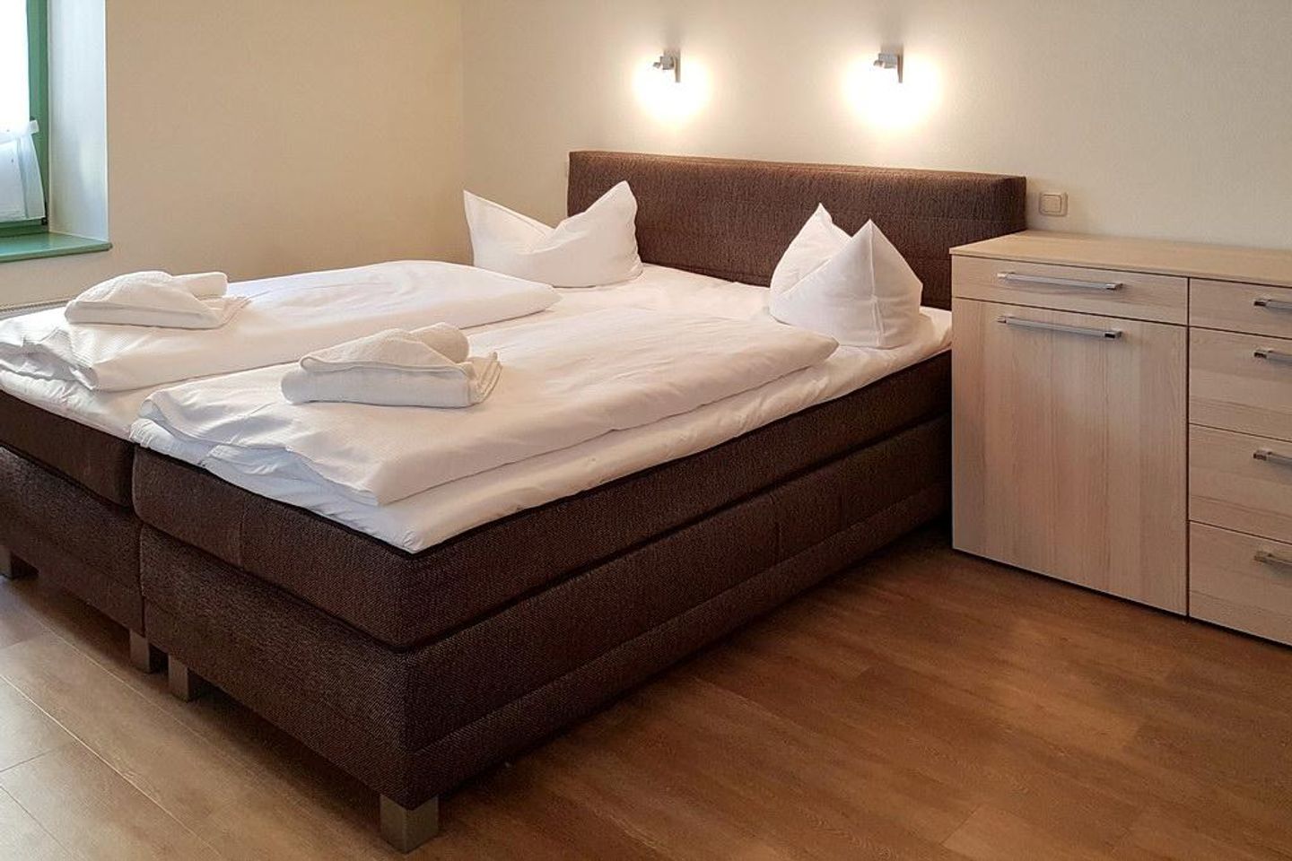 Villa am Ostseestrand Villa am Ostseestrand 001 Usedom - Schlafzimmer mit Doppelbett