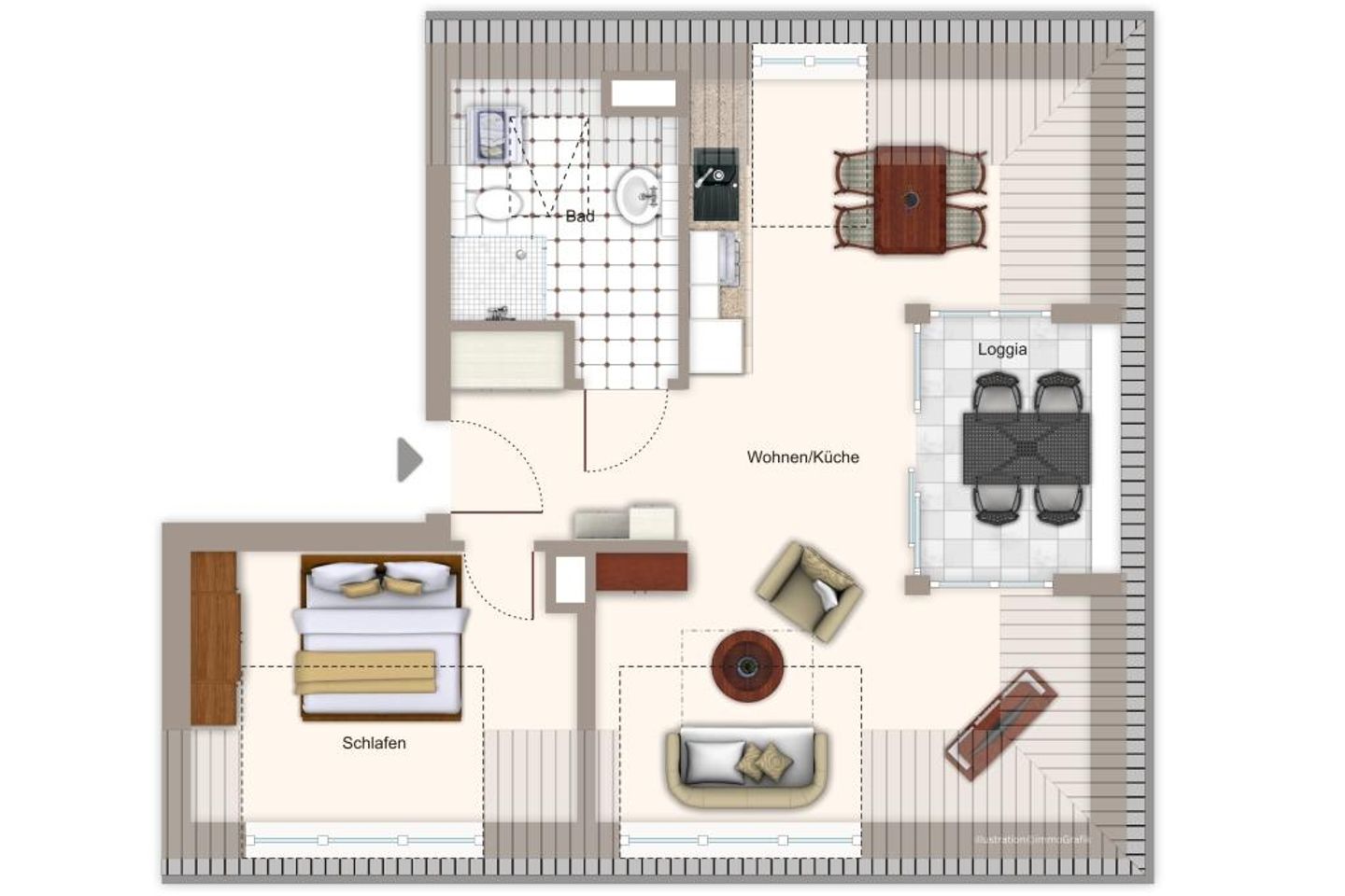 Ferienvillen Anna Düne Ferienvillen Anna Düne 2-09 Wangerooge - Grundriss