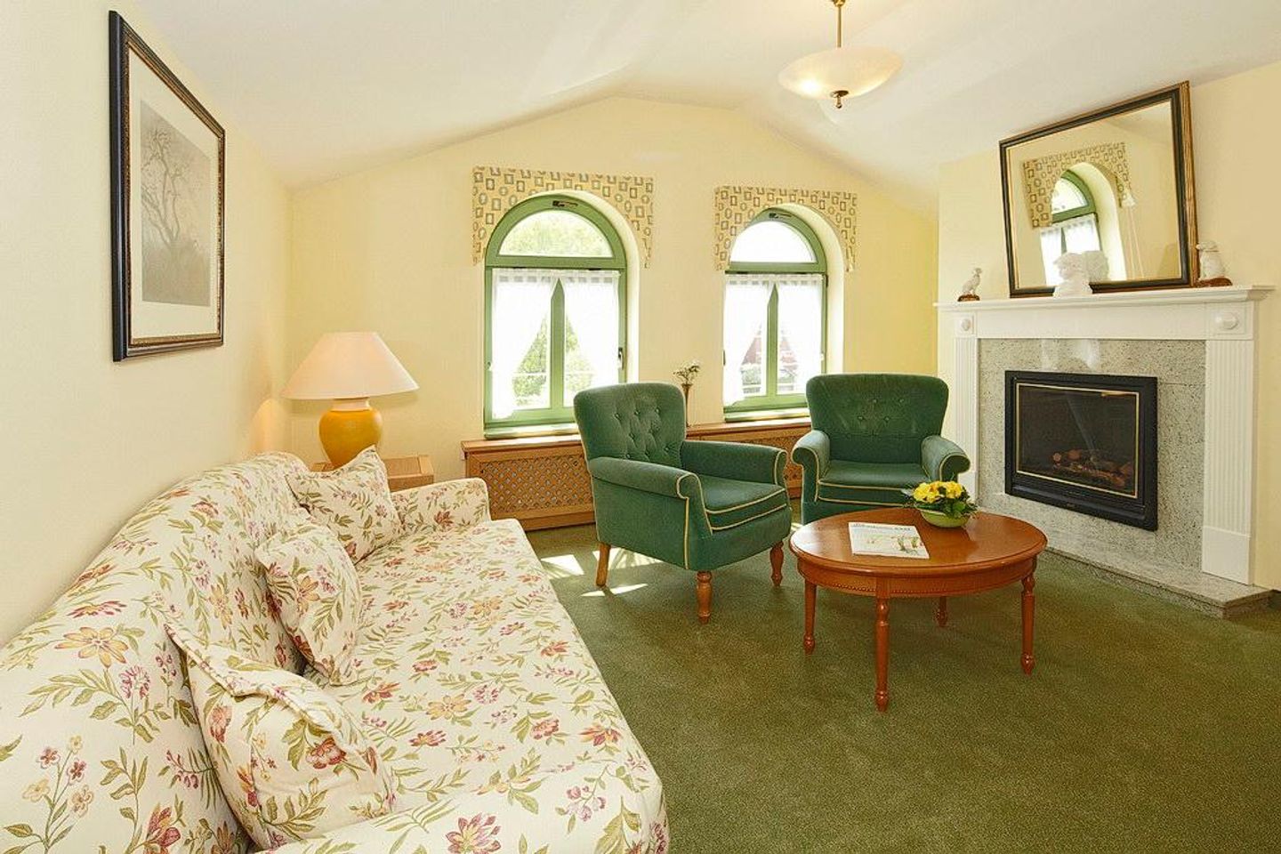 Villa am Ostseestrand Villa am Ostseestrand 311 Usedom - Wohn-Essbereich mit Couch