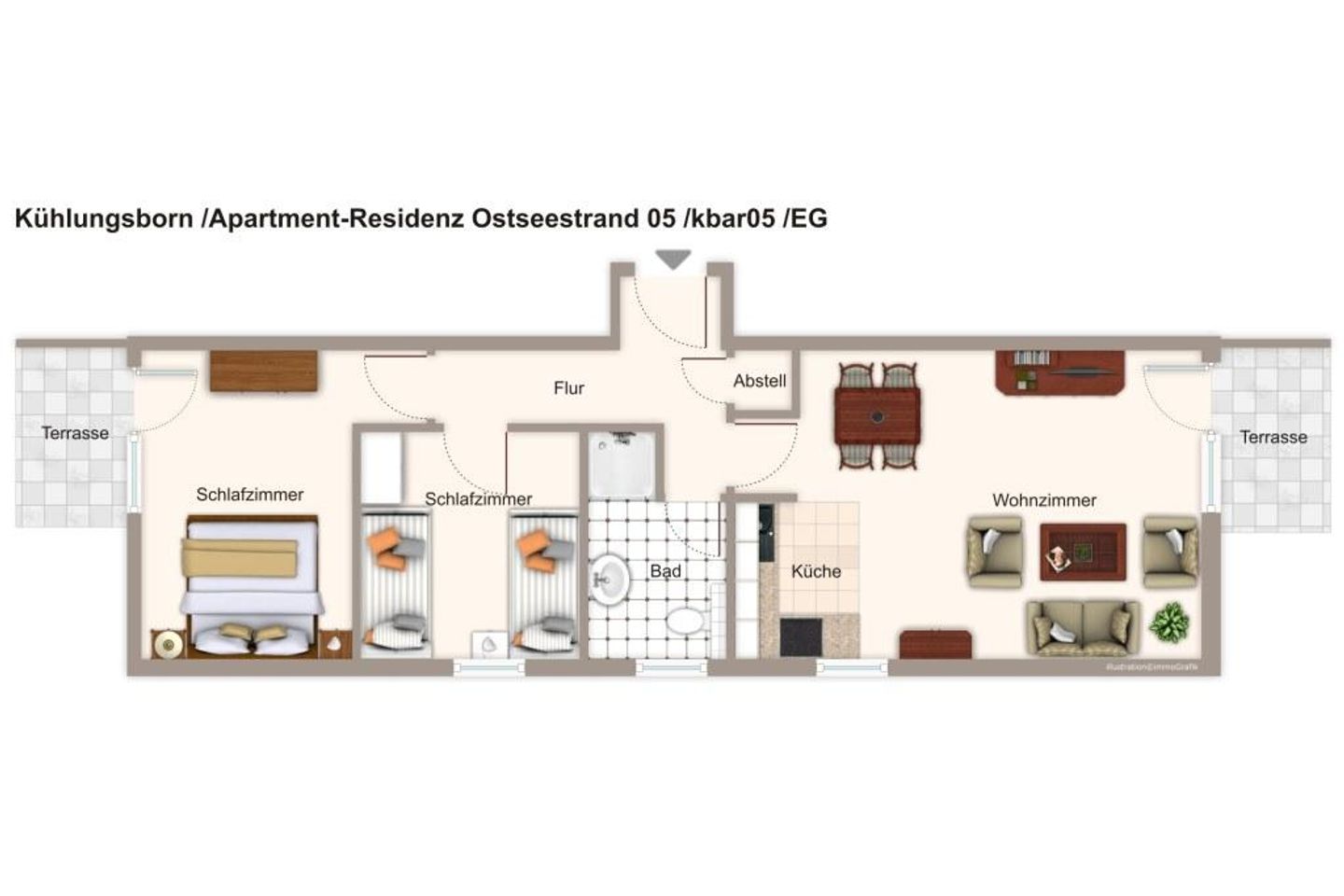 Apartment-Residenz Ostseestrand Apartment-Residenz Ostseestrand 05 Kühlungsborn - Grundriss