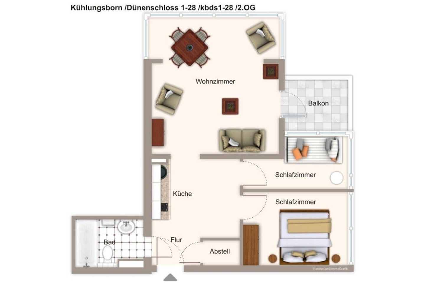 Dünenschloss Dünenschloss 1-28 Kühlungsborn - Grundriss