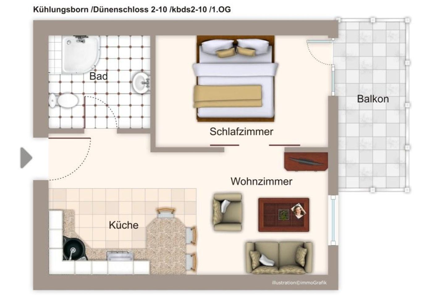 Dünenschloss Dünenschloss 2-10 Kühlungsborn - Grundriss