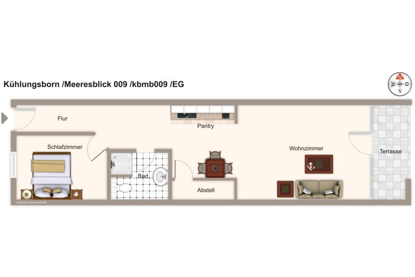 Meeresblick Meeresblick 009 Kühlungsborn - Grundriss