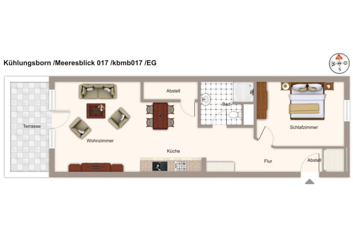 Meeresblick Meeresblick 017 Kühlungsborn - Grundriss