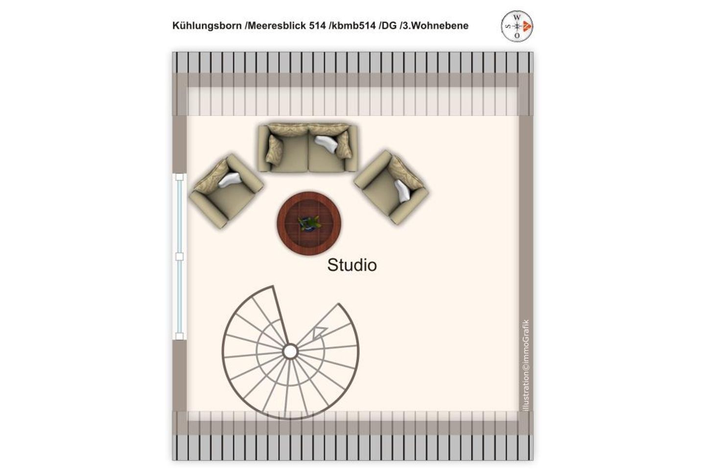 Meeresblick Meeresblick 514 Kühlungsborn - Grundriss