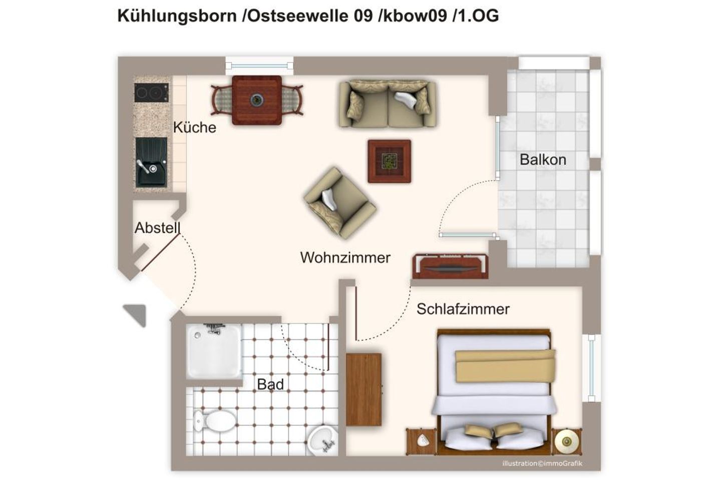 Ostseewelle Ostseewelle 009 Kühlungsborn - Grundriss