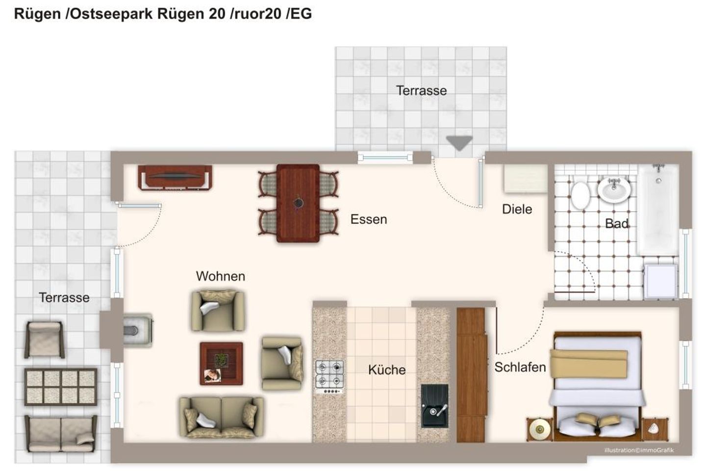 Ostseepark Rügen Ostseepark Rügen 20 Rügen - Grundriss
