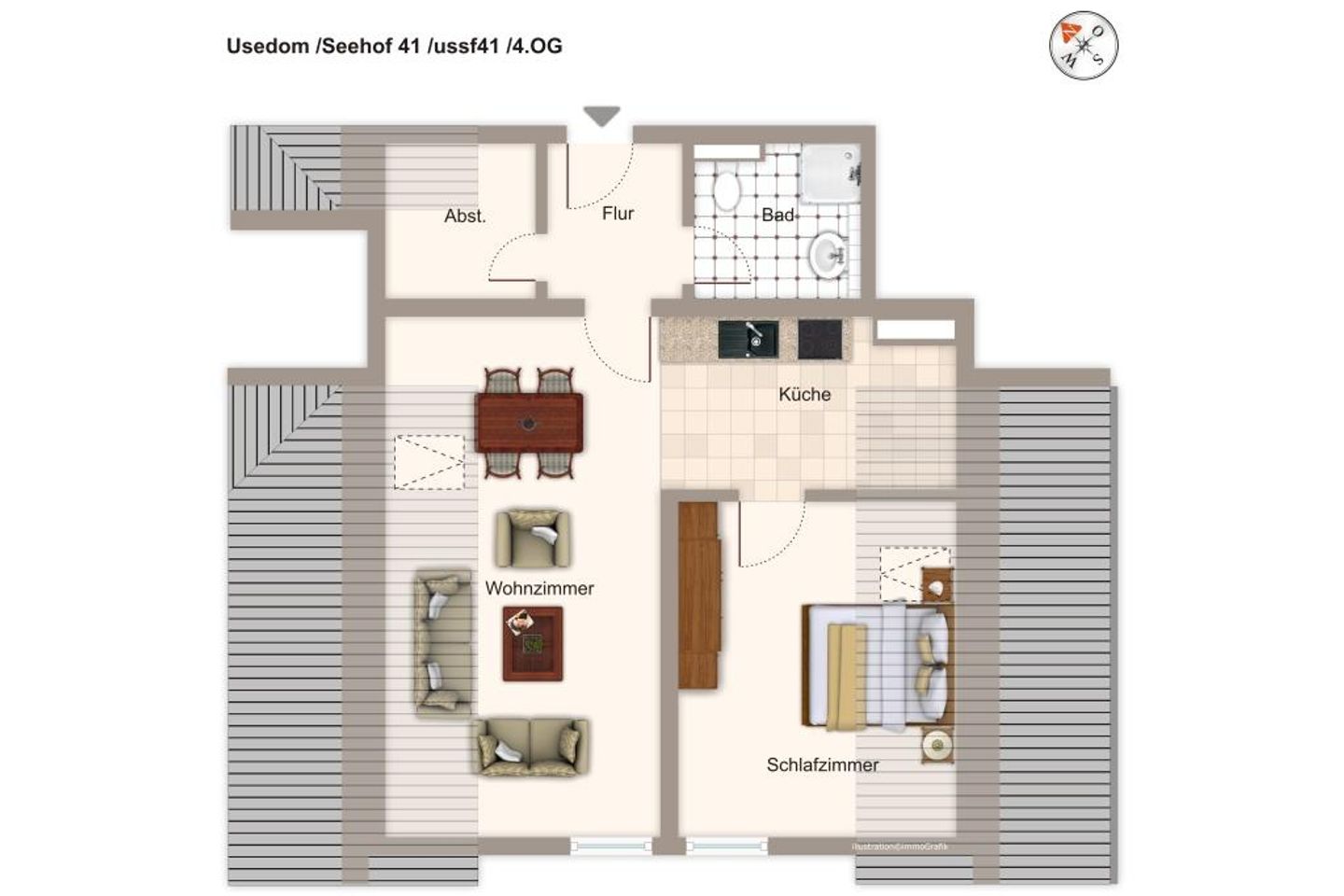 Seehof Seehof 41 Usedom - Grundriss