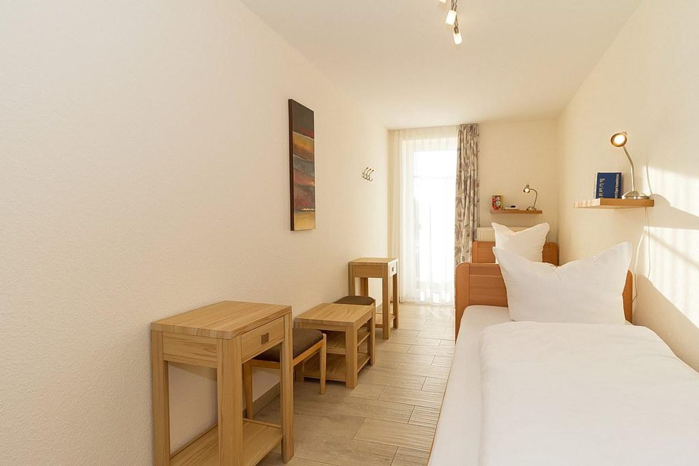 Strandschlösschen Strandschlösschen 17 Kühlungsborn - Schlafzimmer mit zwei Einzelbetten