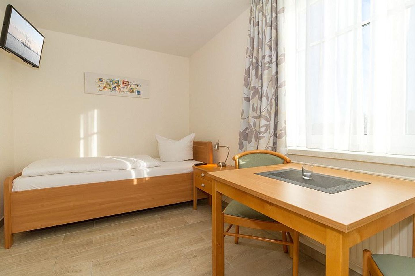 Strandschlösschen Strandschlösschen 17 Kühlungsborn - Schlafzimmer mit zwei Einzelbetten