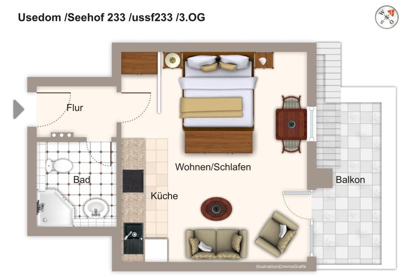Seehof Seehof 233 Usedom - Grundriss