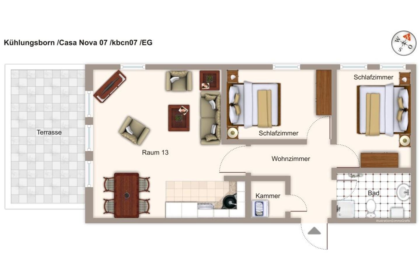 Casa Nova Casa Nova 07 Kühlungsborn - Grundriss