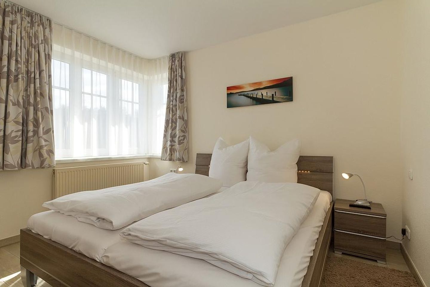 Strandschlösschen Strandschlösschen 17 Kühlungsborn - Schlafzimmer mit Doppelbett