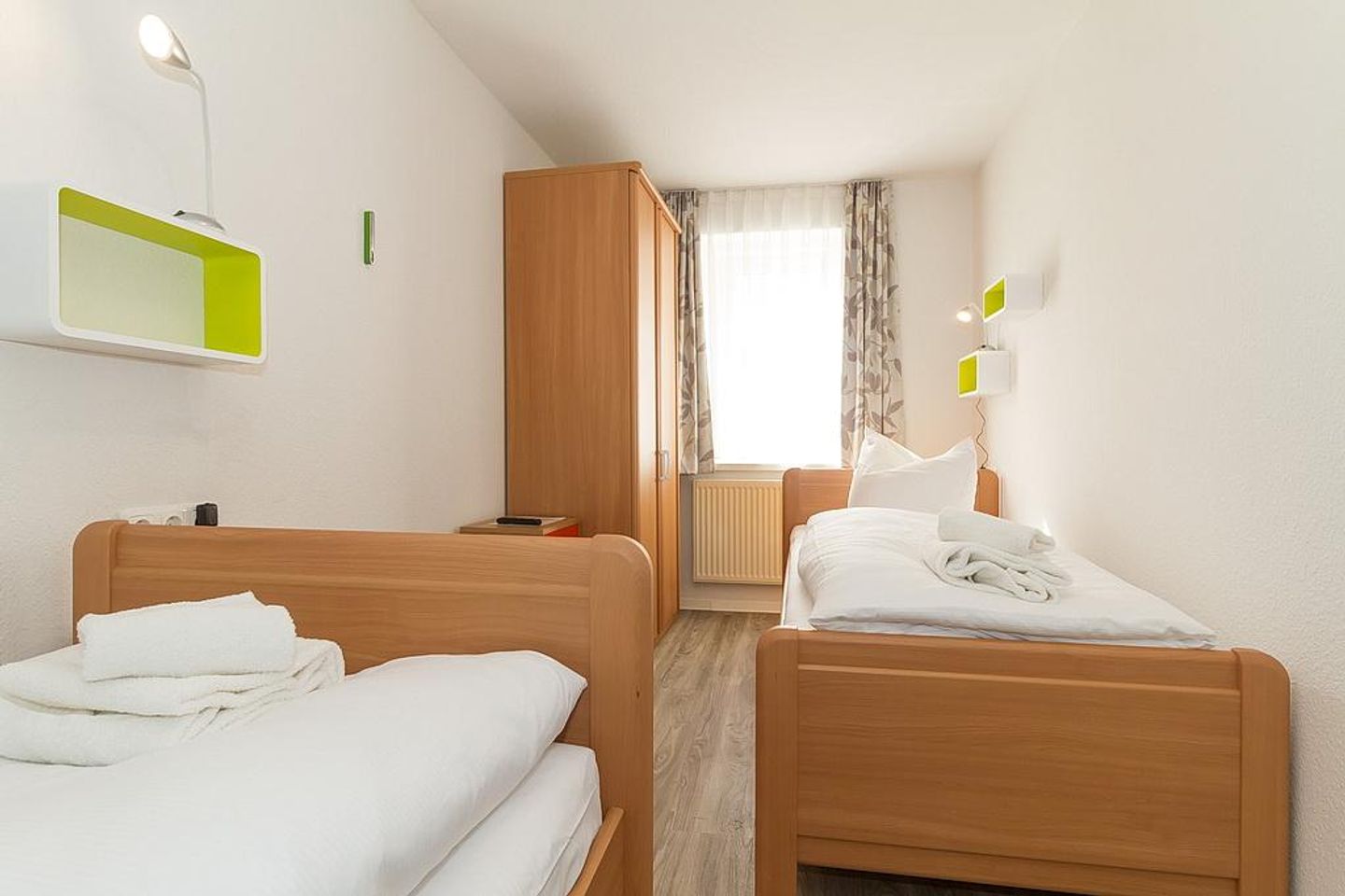 Strandschlösschen Strandschlösschen 09 Kühlungsborn - Schlafzimmer mit zwei Einzelbetten