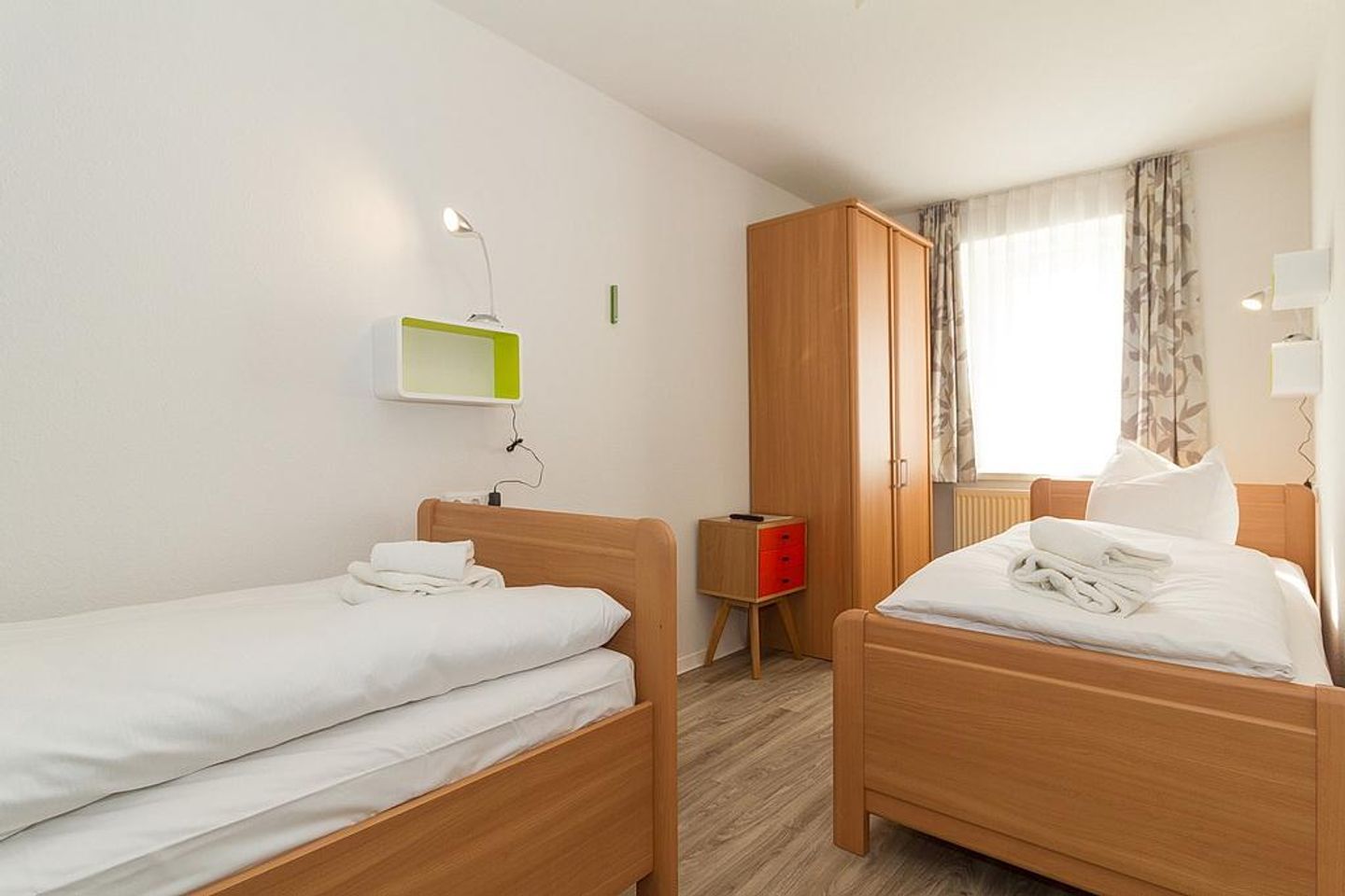 Strandschlösschen Strandschlösschen 09 Kühlungsborn - Schlafzimmer mit zwei Einzelbetten