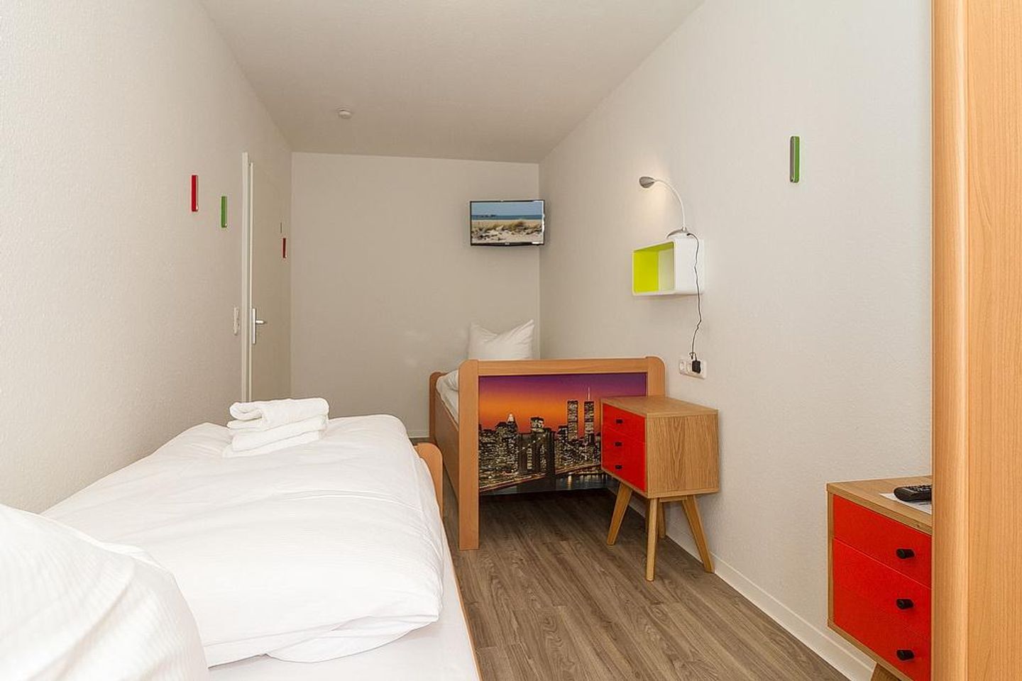 Strandschlösschen Strandschlösschen 09 Kühlungsborn - Schlafzimmer mit zwei Einzelbetten