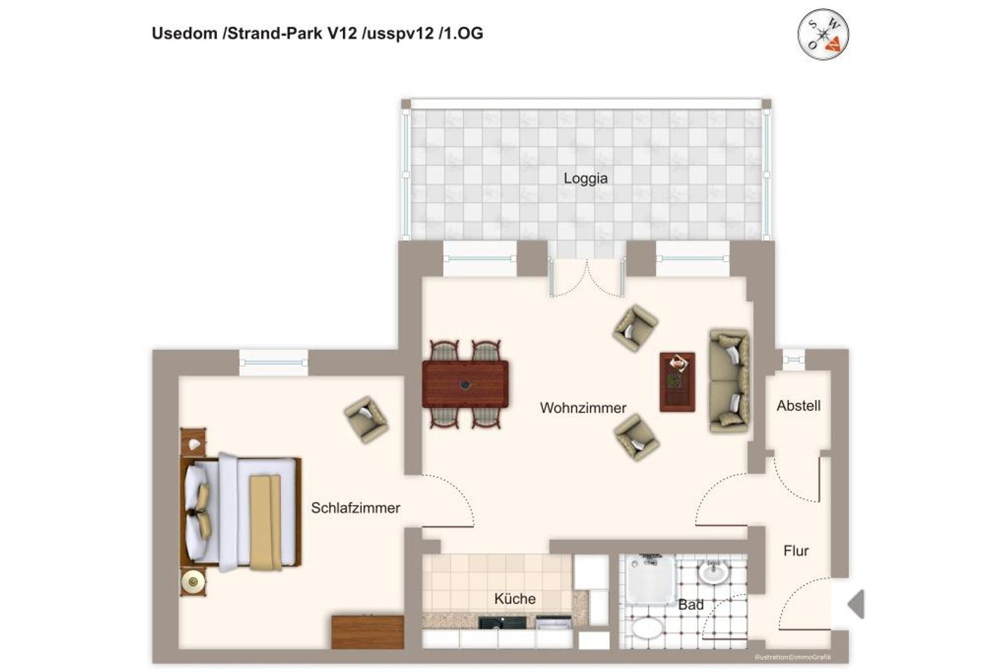 Strand-Park Strand-Park V12 Usedom - Grundriss