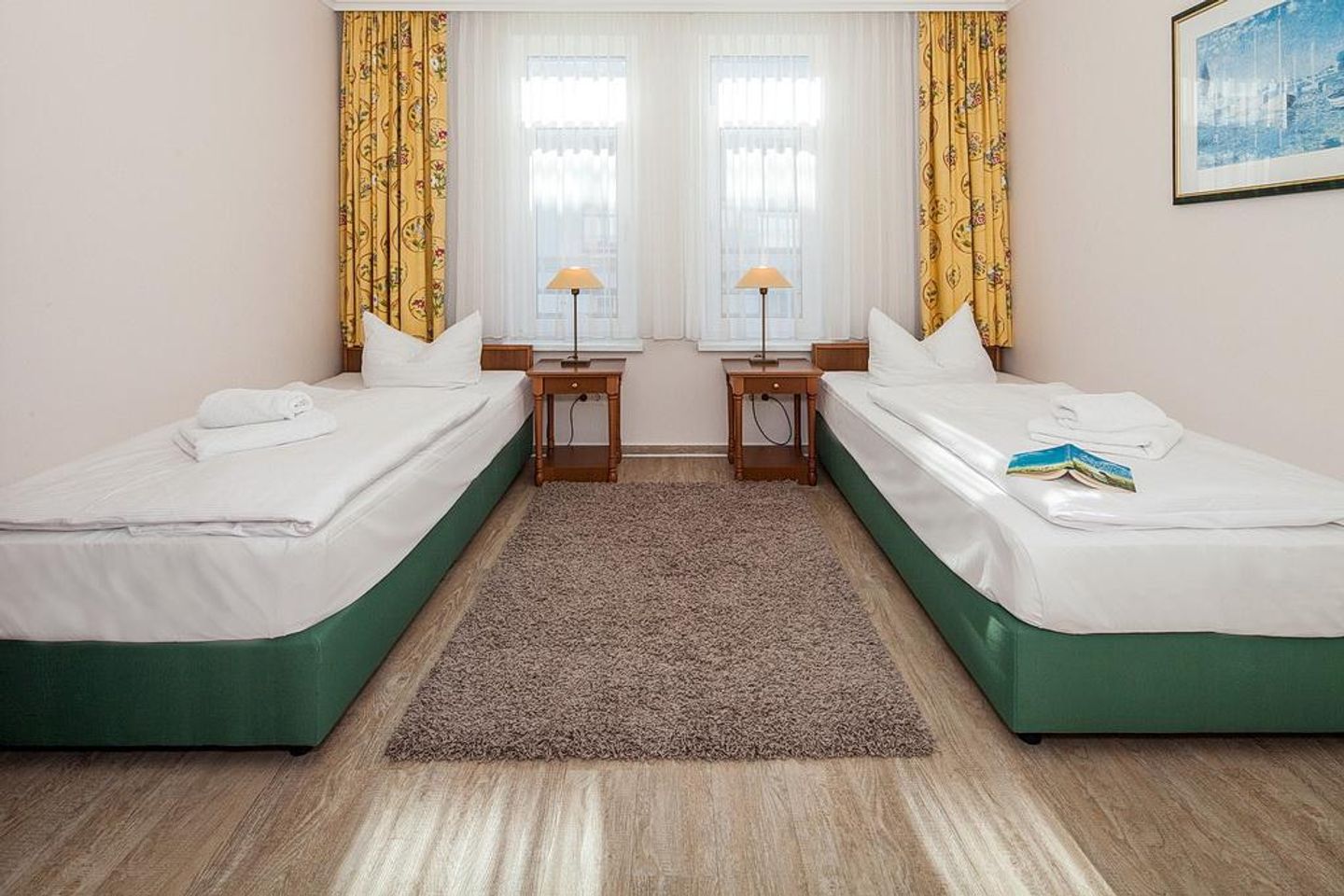 Seehof Seehof 221 Usedom - Schlafzimmer mit zwei Einzelbetten