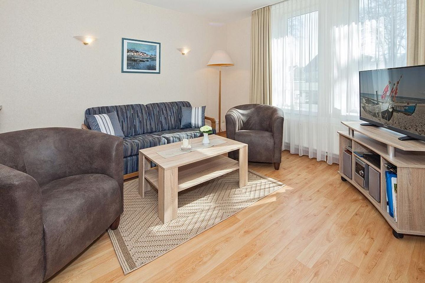 Strand-Park Strand-Park 221 Usedom - Wohn-Essbereich mit Couch