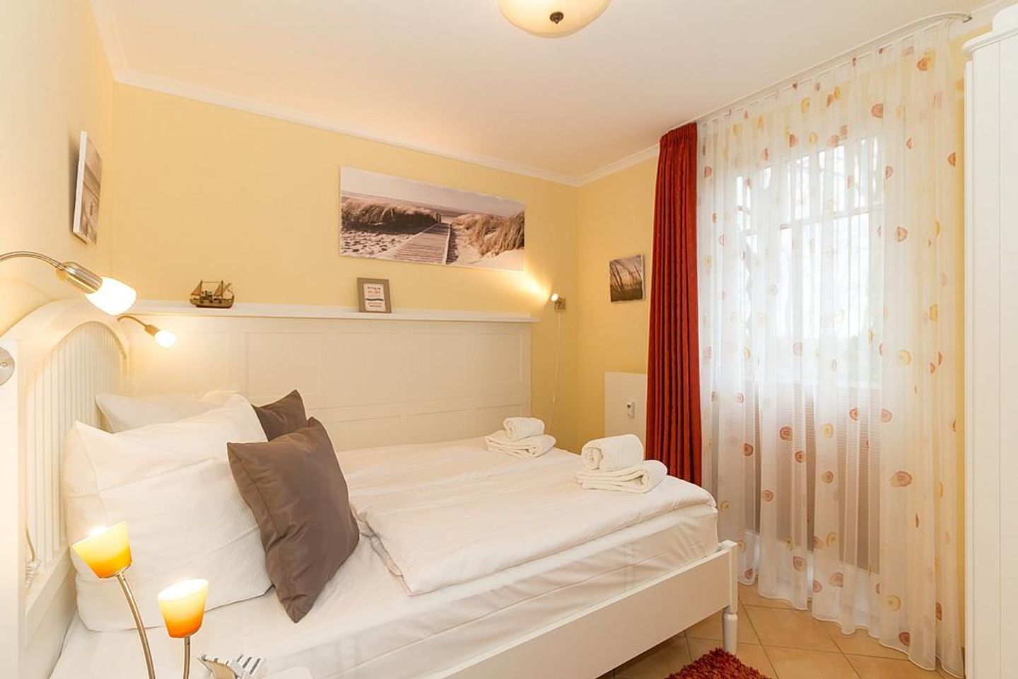 Dünenschloss Dünenschloss 2-07 Kühlungsborn - Schlafzimmer mit Doppelbett