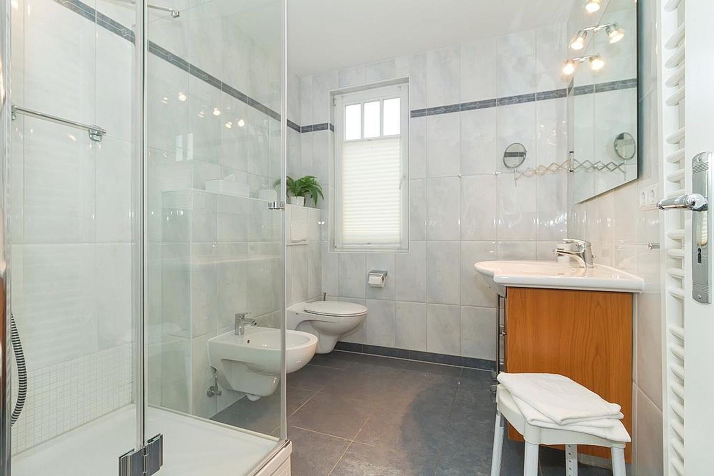 Dünenschloss Dünenschloss 4-08 Kühlungsborn - Badezimmer mit Dusche