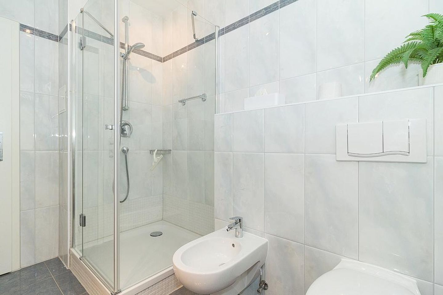 Dünenschloss Dünenschloss 4-08 Kühlungsborn - Badezimmer mit Dusche