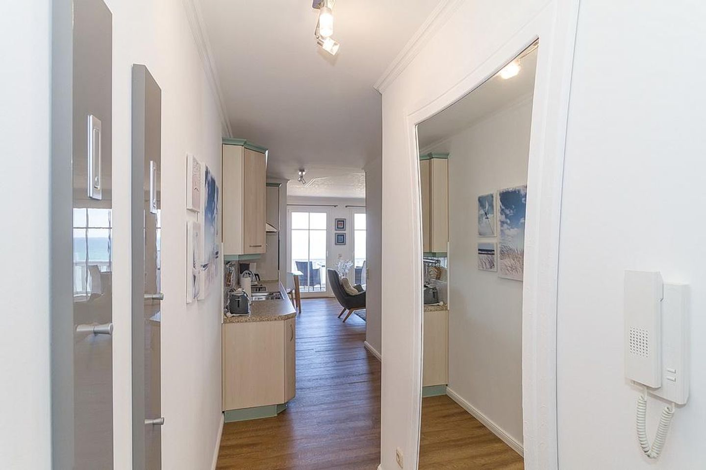 Meeresblick Meeresblick 420 Kühlungsborn - Flur mit Spiegel