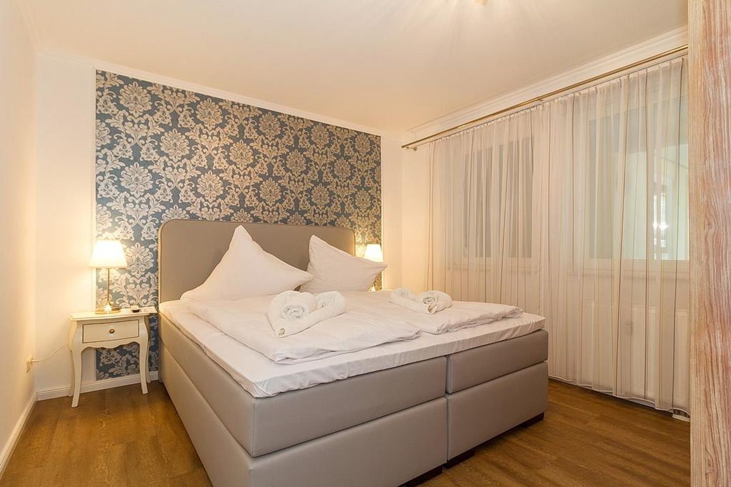 Meeresblick Meeresblick 420 Kühlungsborn - Schlafzimmer mit Doppelbett