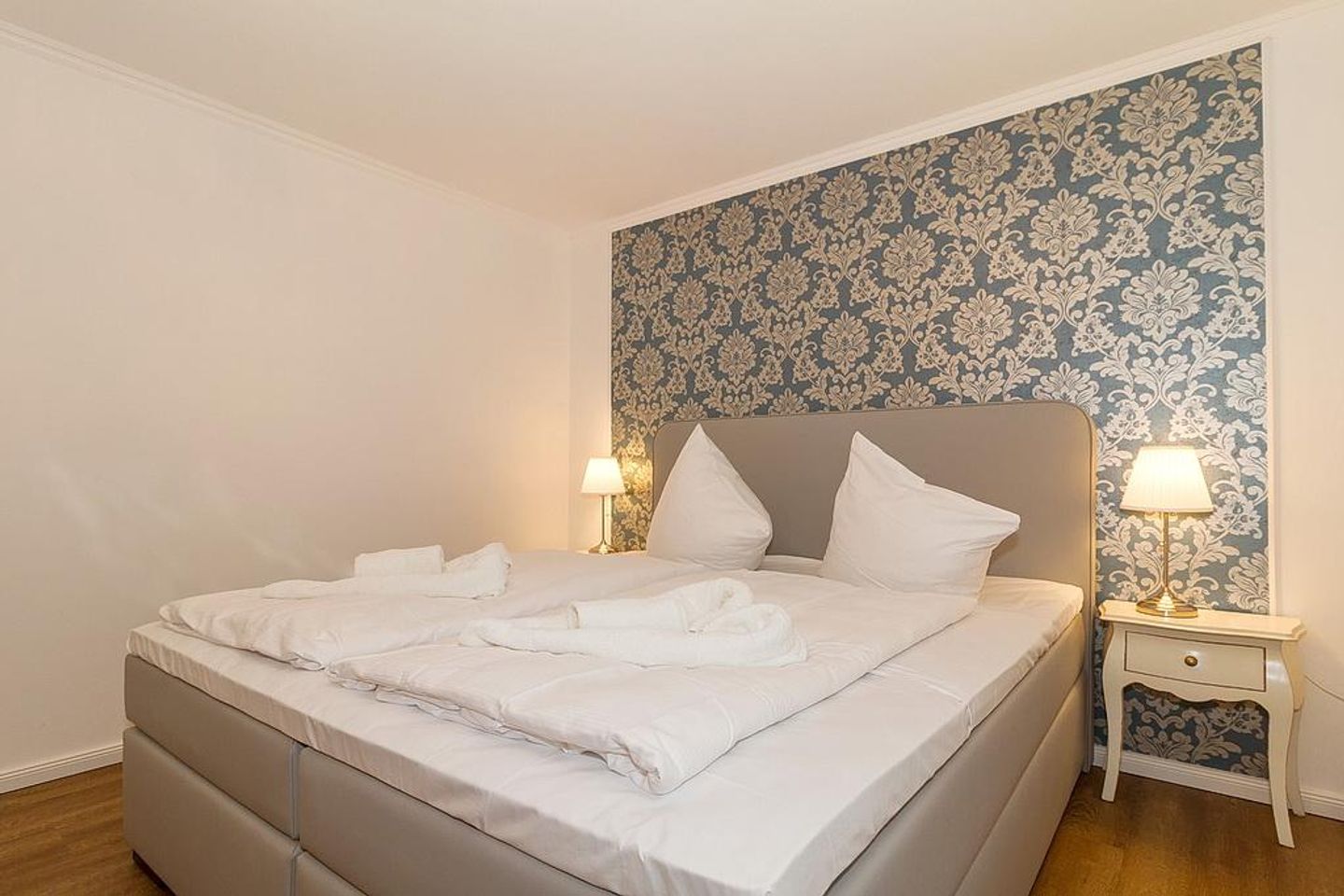 Meeresblick Meeresblick 420 Kühlungsborn - Schlafzimmer mit Doppelbett