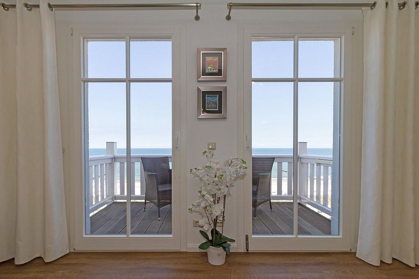 Meeresblick Meeresblick 420 Kühlungsborn - Balkon mit Gartenmöbeln