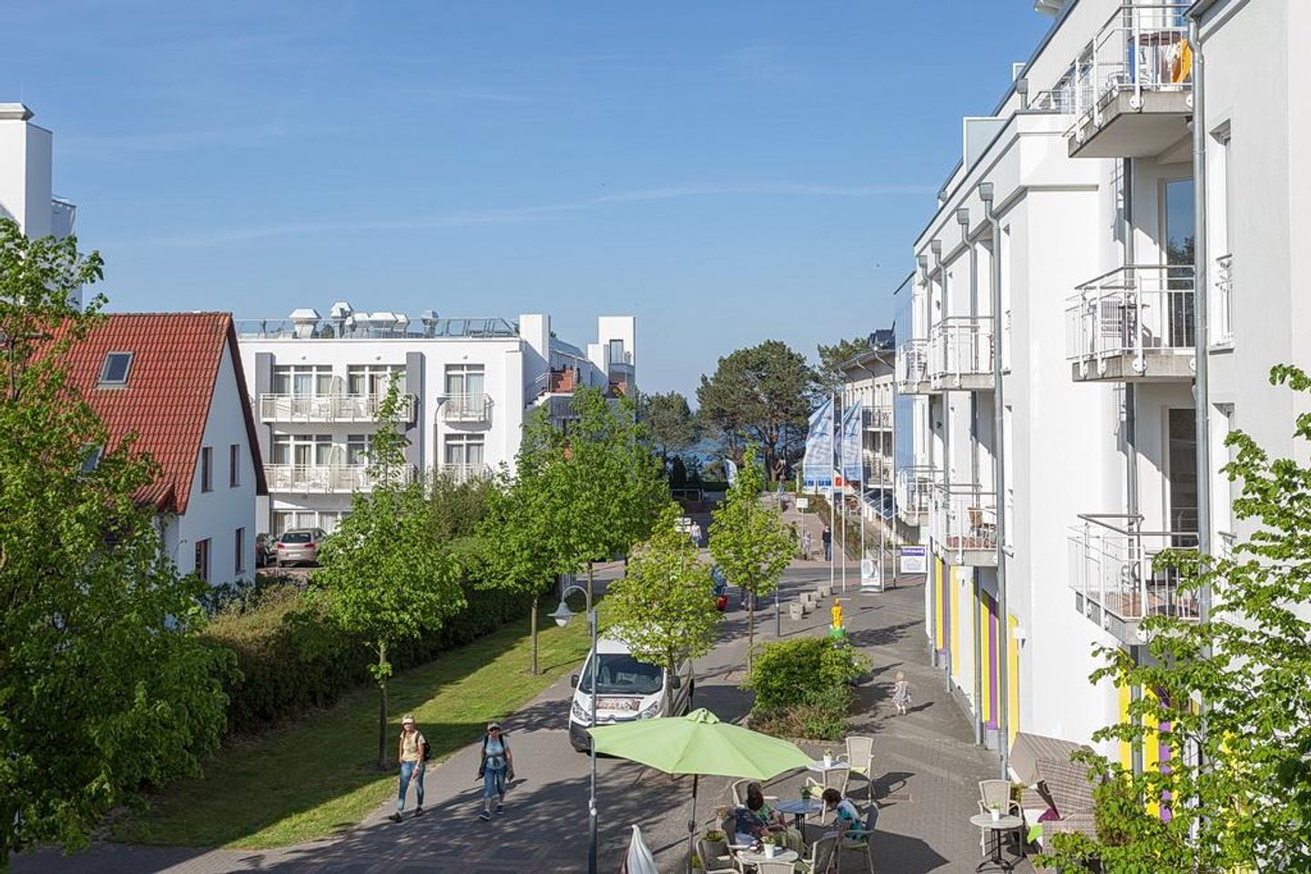 DünenResort Binz DünenResort Binz 127 Rügen - Balkon mit Ausblick