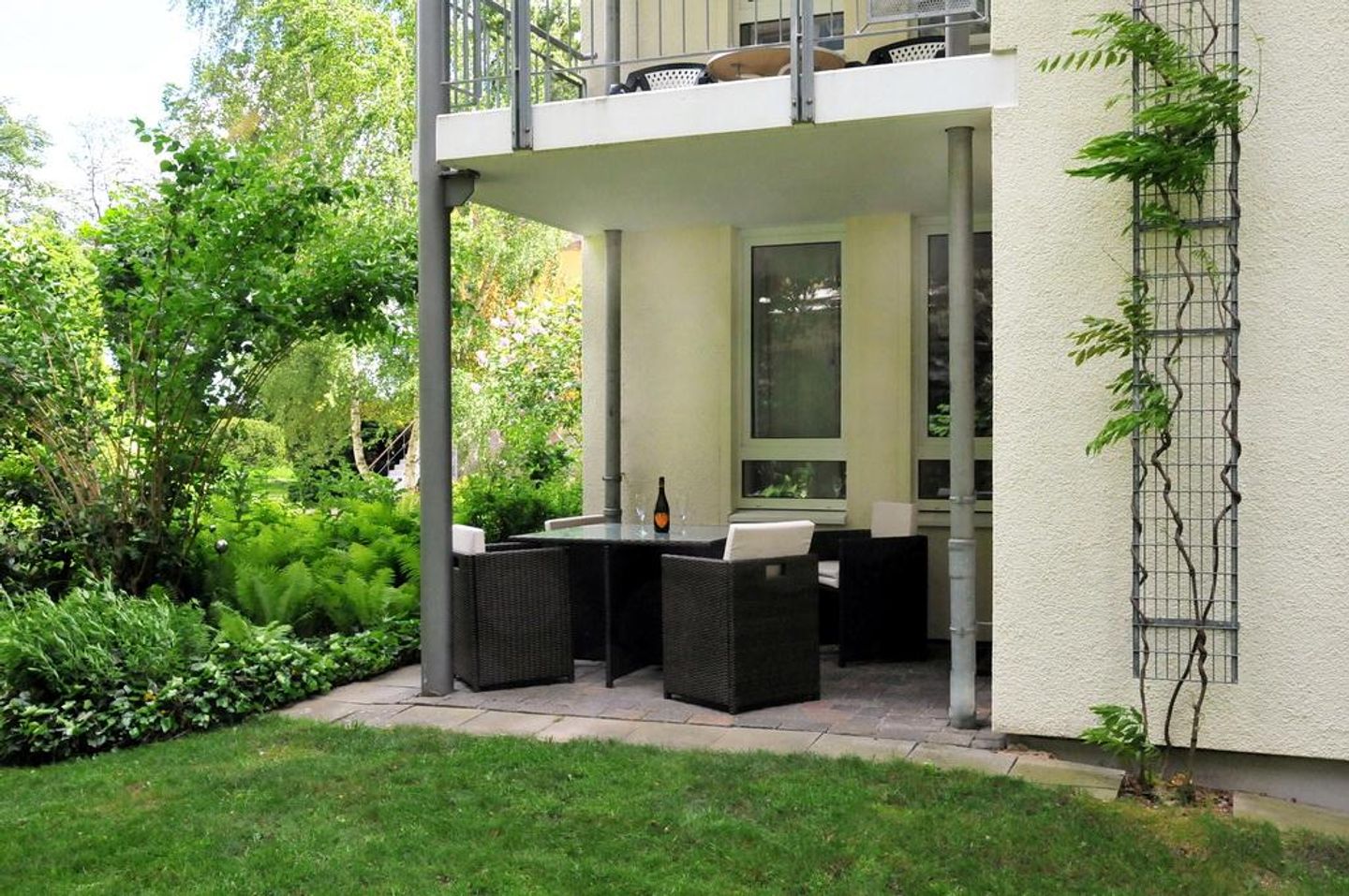 Strand-Park Strand-Park 203 Usedom - Überdachte Terrasse mit Sitzgelegenheit