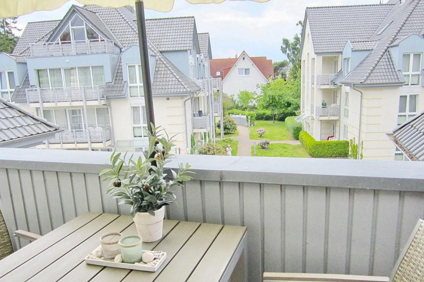 Residenz Seestern Residenz Seestern 2-31 Boltenhagen - Balkon mit Ausblick