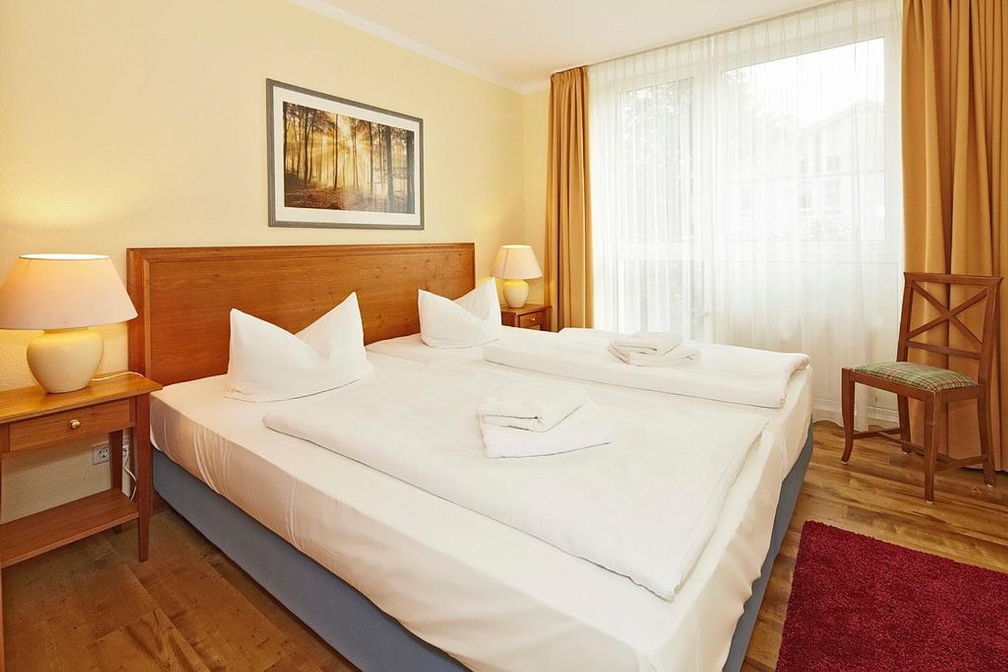 Strand-Park Strand-Park 122 Usedom - Schlafzimmer mit Doppelbett