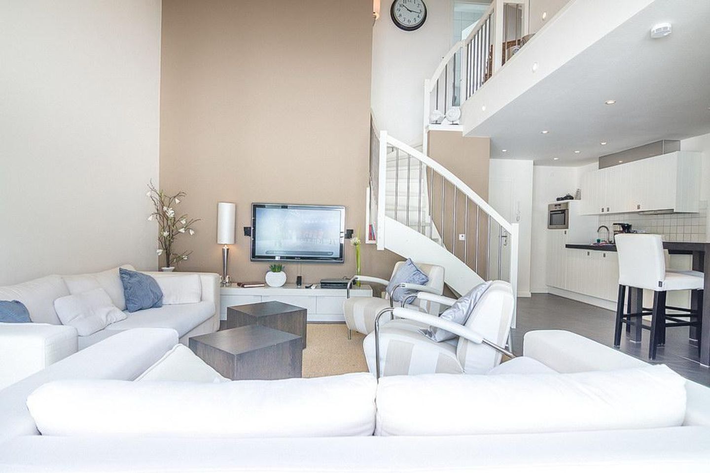 Sandperle Gorch Fock Sandperle Gorch Fock 08 Borkum - Wohnbereich mit Couch