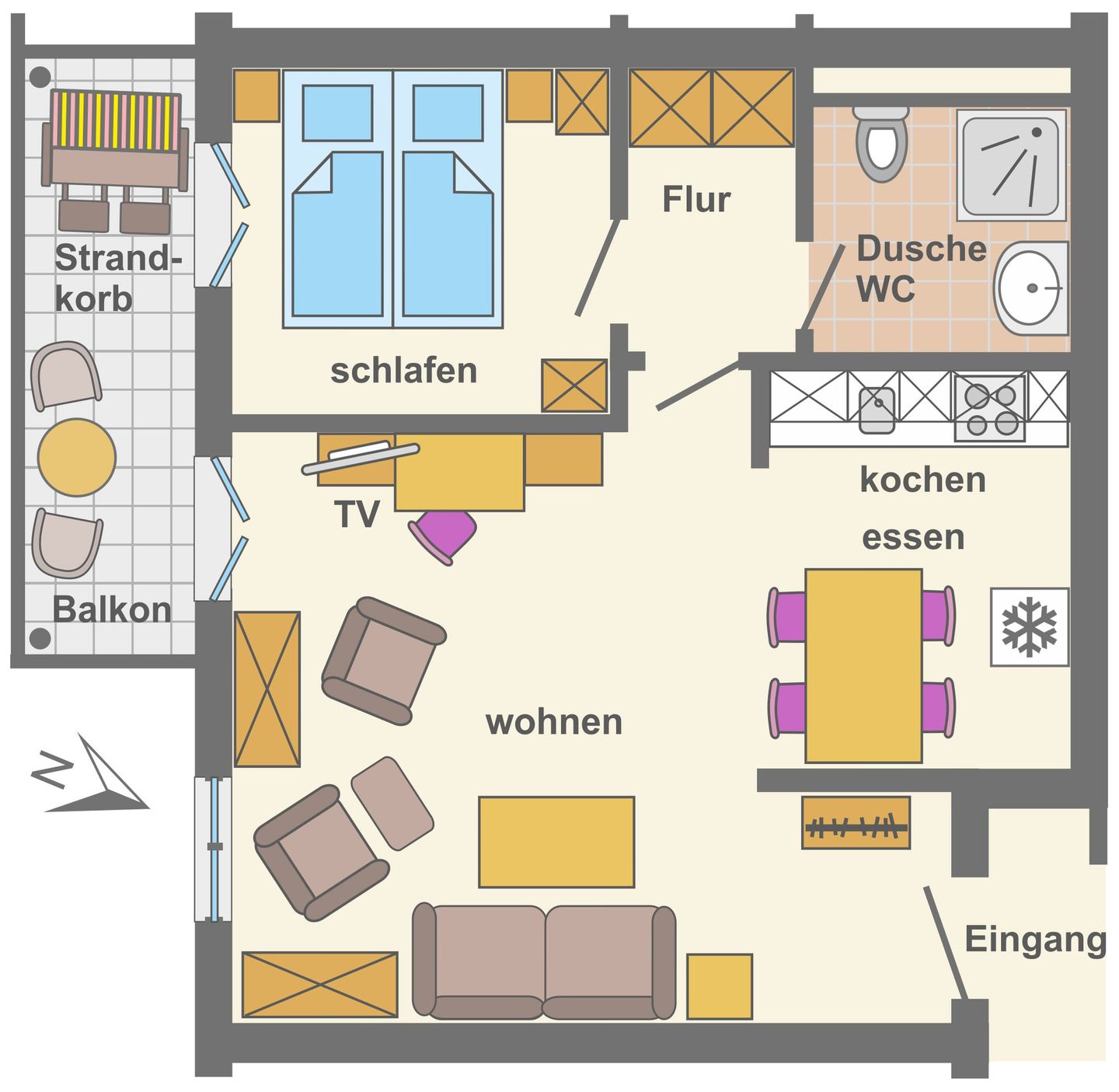  Seestrasse 54 App. 304 Deutschland - Grundriss