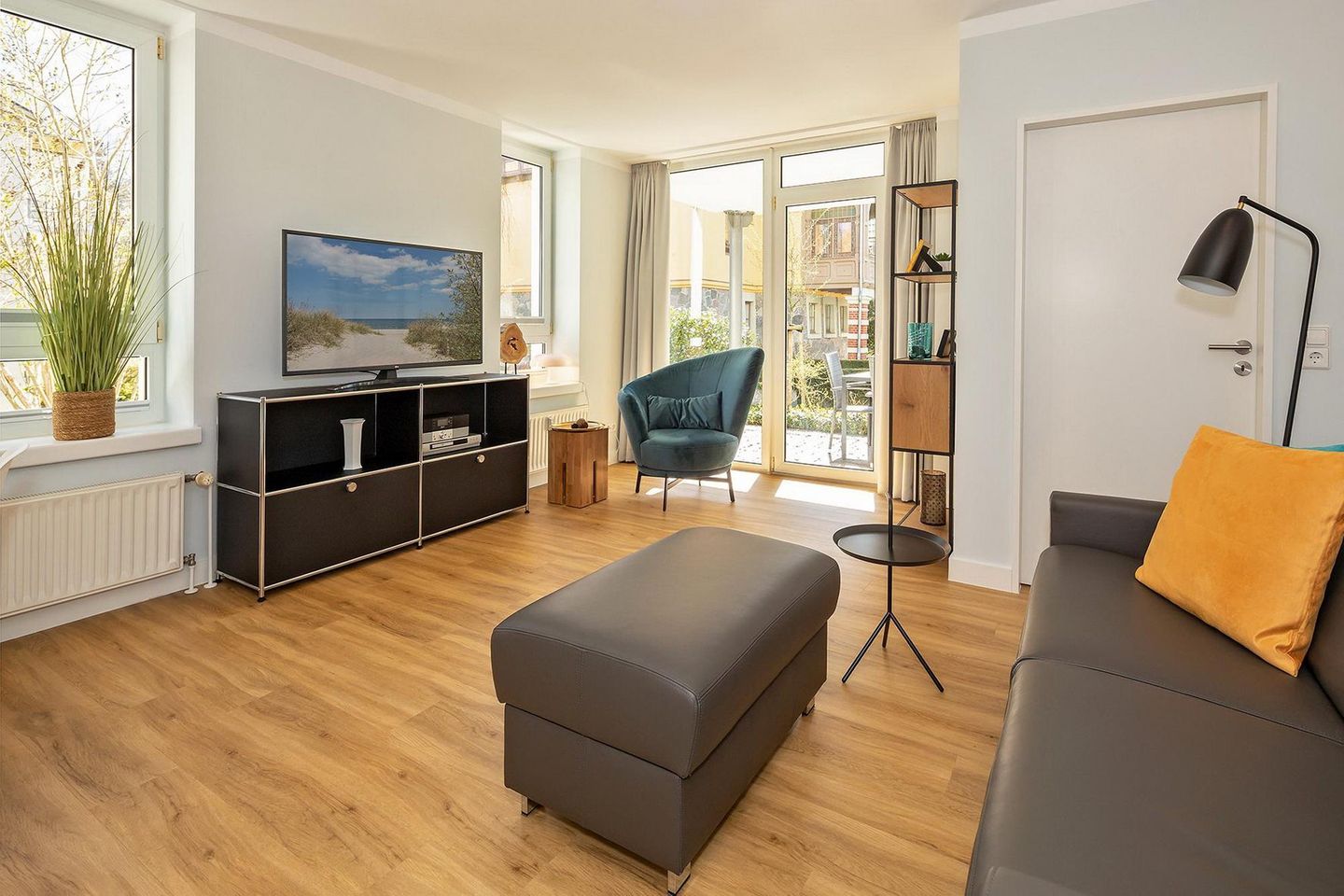 Strand-Park Strand-Park 204 Usedom - Wohn-Essbereich mit Couch