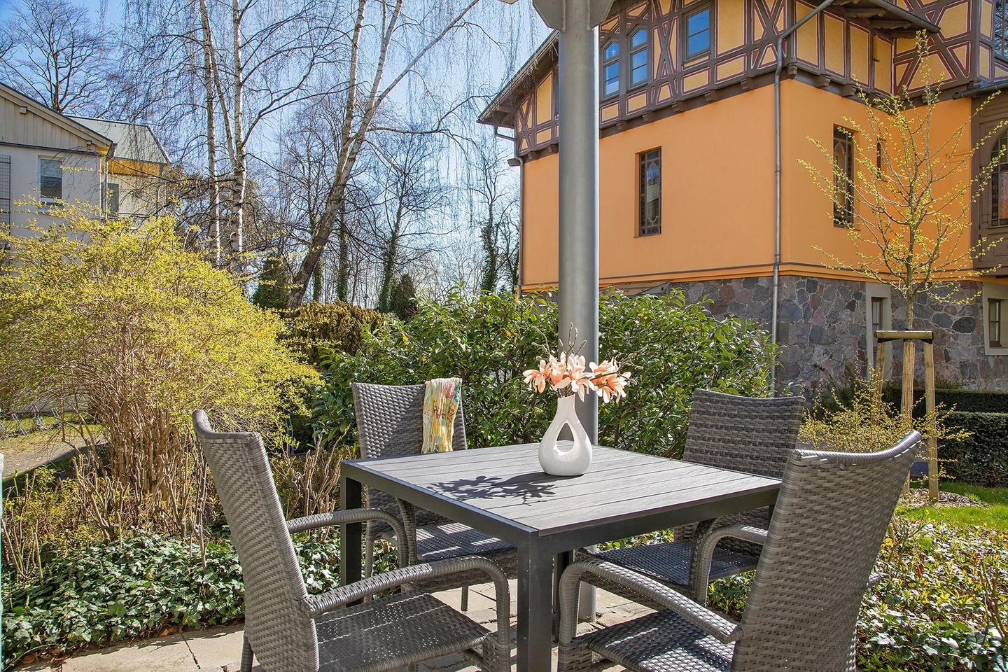 Strand-Park Strand-Park 204 Usedom - Balkon mit Gartenmöbeln