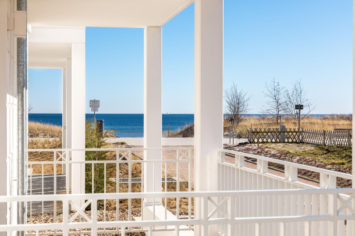 Apartmentanlage Meerblickvilla Apartmentanlage Meerblickvilla 0-02 Großenbrode - Balkon mit Blick zur Ostsee - gbmv0-02 - Großenbrode