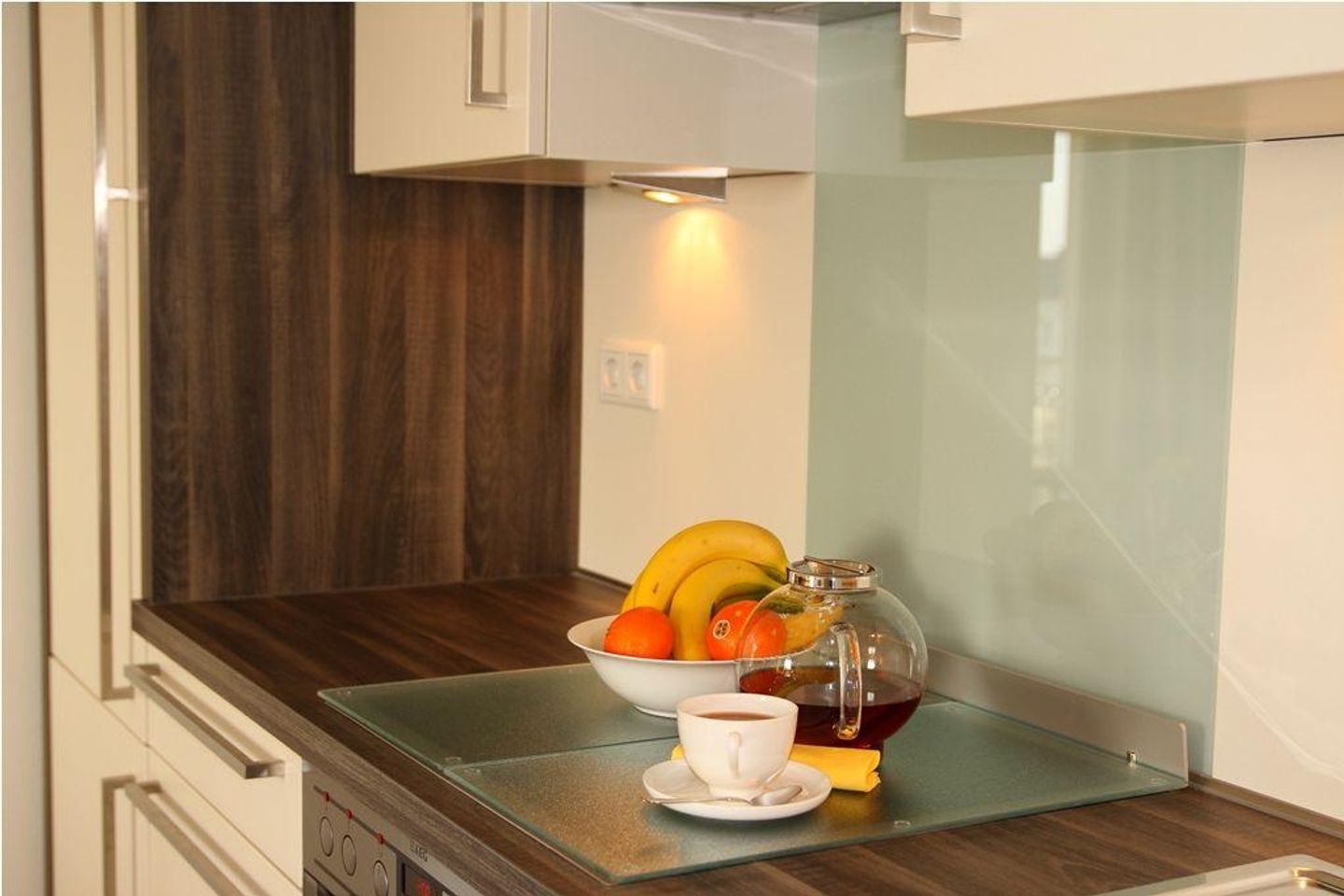 Villa Strandvogt App. Abendsonne Ostsee Börgerende-Heiligendamm - Küche / Küchenzeile