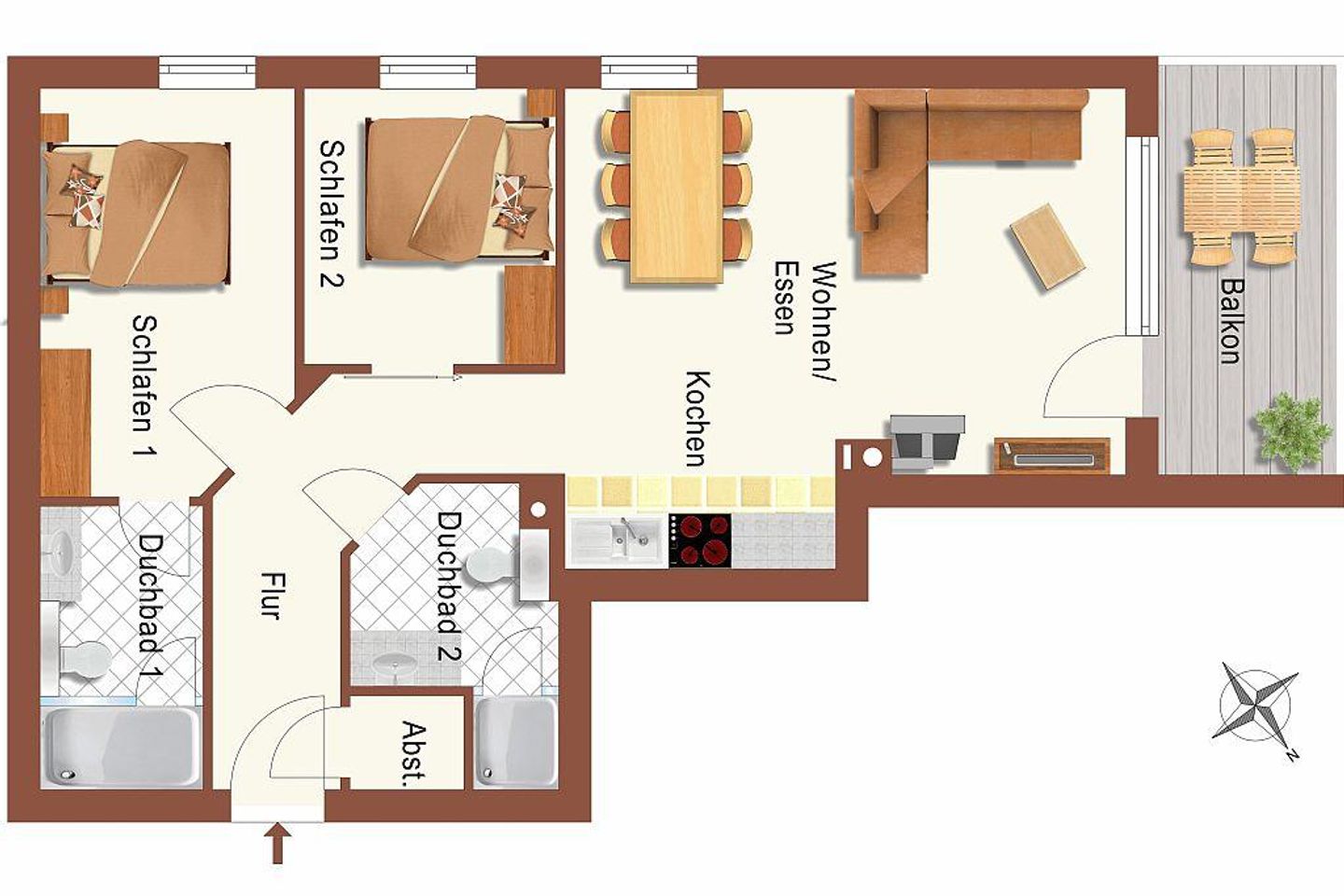 Villa Strandvogt App. Abendsonne Ostsee Börgerende-Heiligendamm - 
