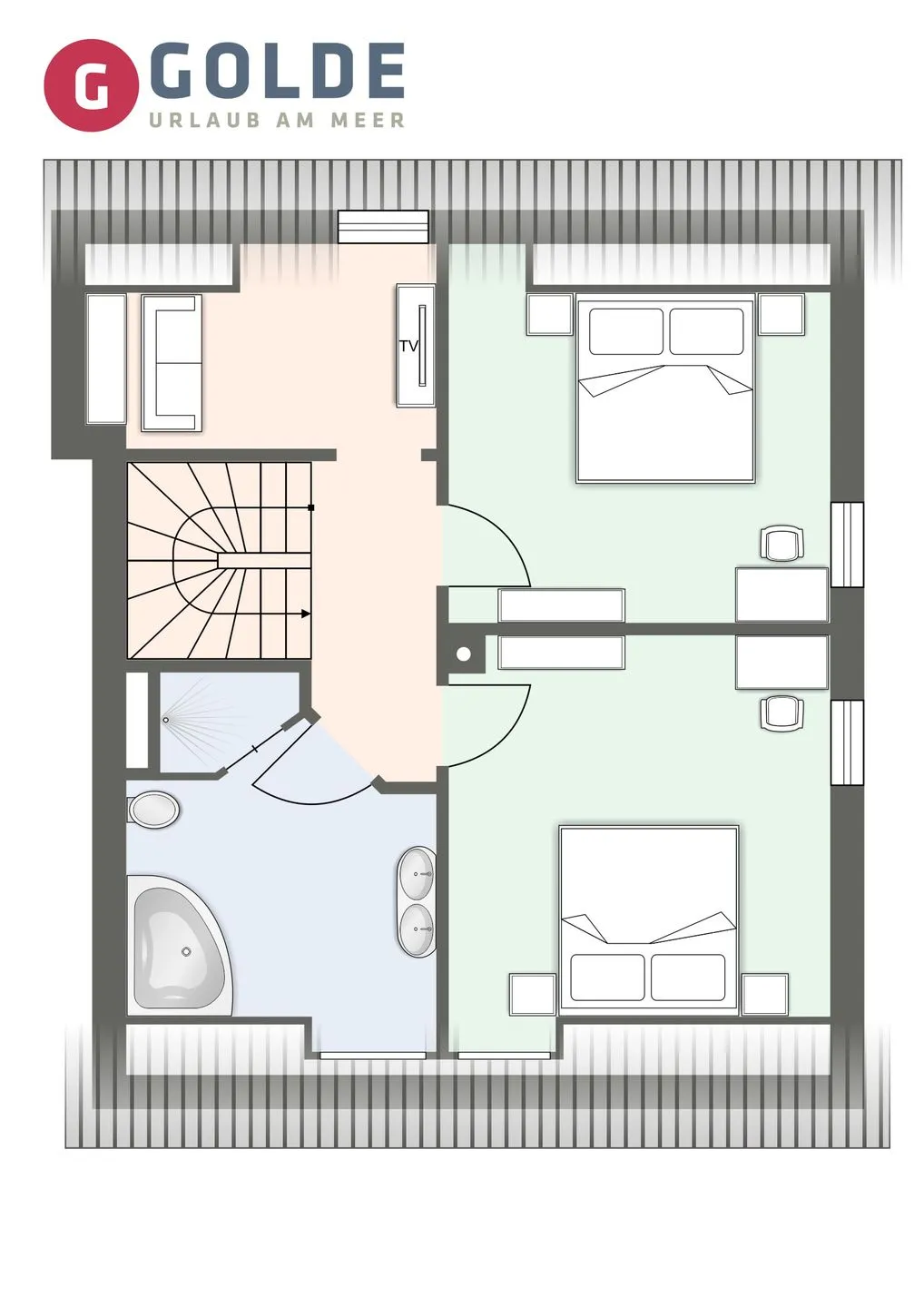 Reetdachhaus Taschenkrebs Reetdachhaus Taschenkrebs SPO Bad - Grundriss