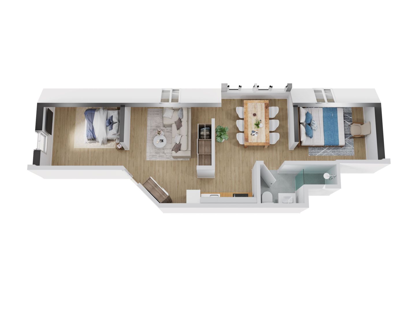 Smart Resorts Haus Azur Ferienwohnung 811 Winterberg - Ground plan
