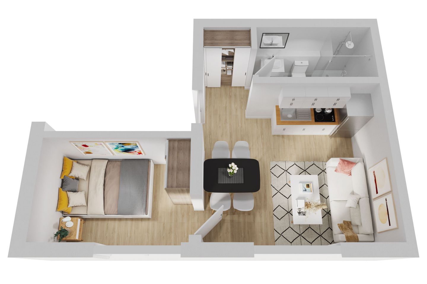 Smart Resorts Haus Azur Ferienwohnung 810 Winterberg - -img.tag.floorplan-