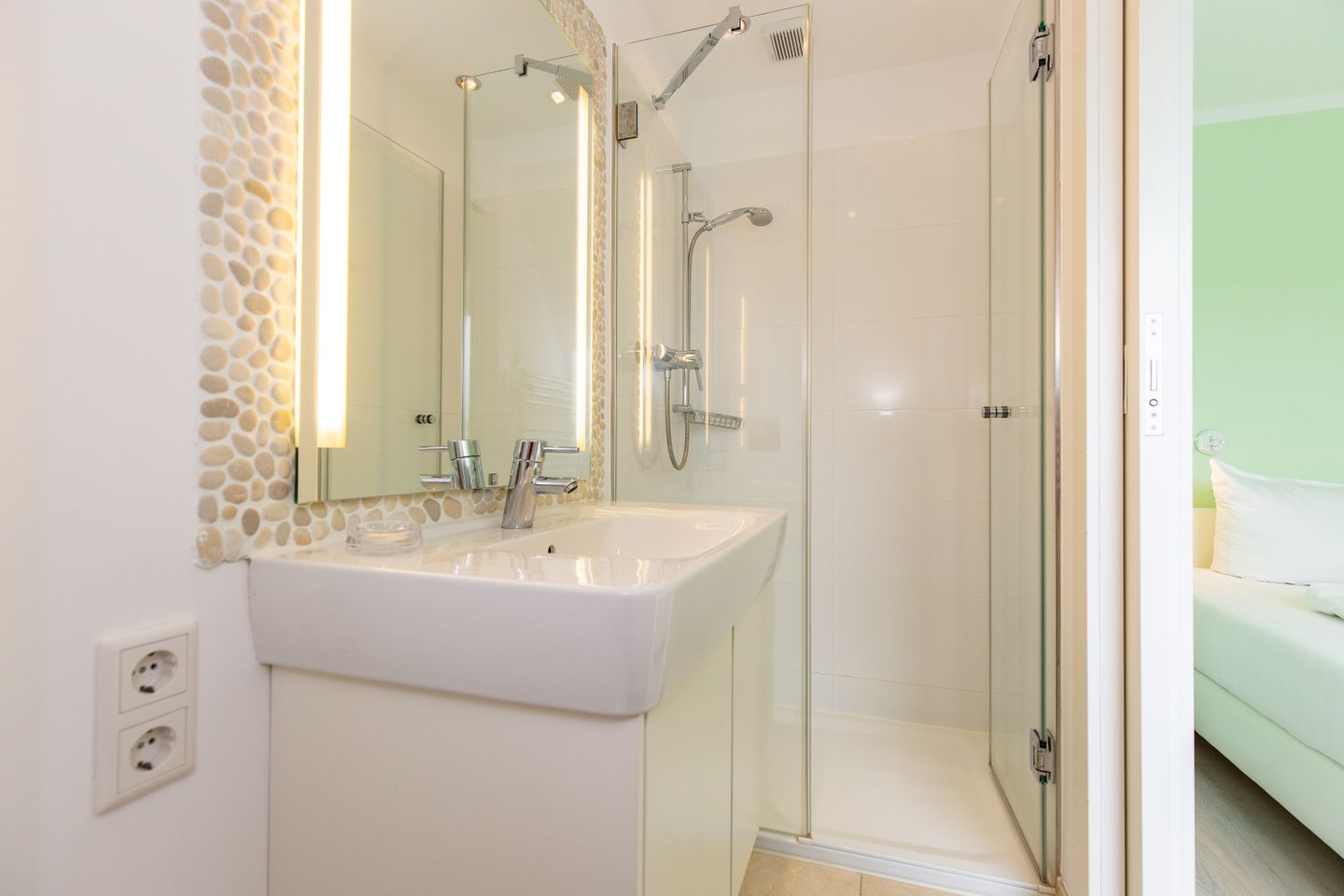 Abaqo Appartements 02 Weidenstieg 5 Wenningstedt - Badezimmer