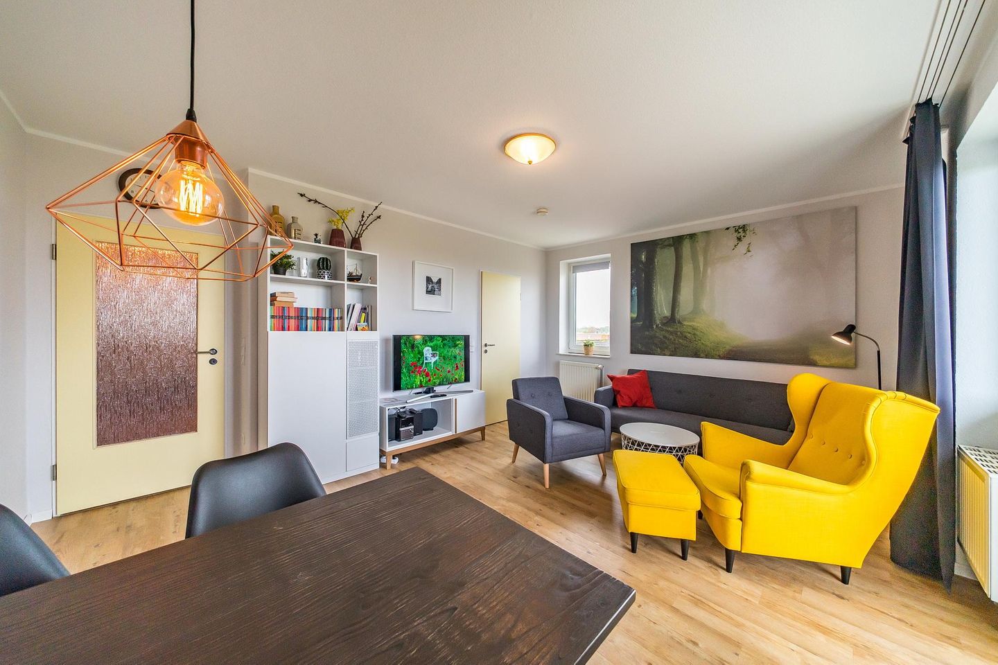 Hus Inselkieker Hus Inselkieker 425 Schillig - Wohnbereich mit TV