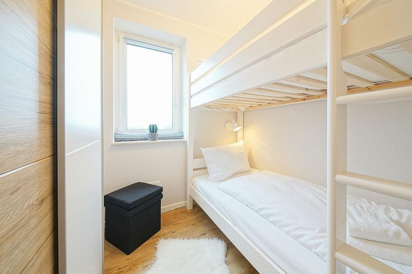 Hus Inselkieker Hus Inselkieker 425 Schillig - Schlafzimmer mit Etagenbett