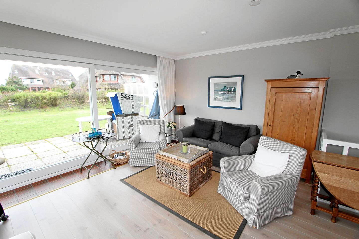 Clivia - Fernsicht 4a, App. 1 Wenningstedt - Wohnzimmer