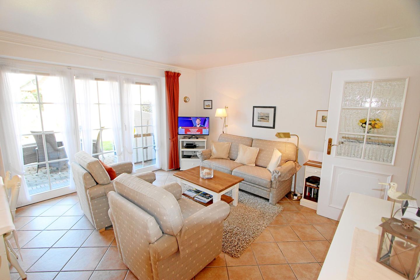 Ruusenhüs - Westerhörn 9, App. 2 Wenningstedt - Wohnzimmer